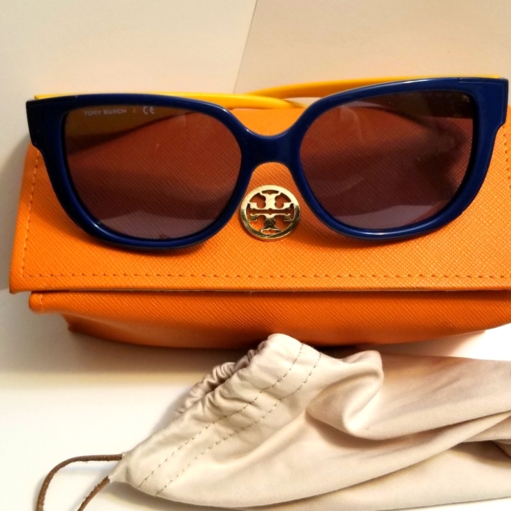 Tory Burch color block cat-eye sunglasses